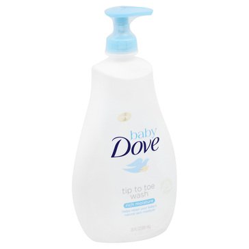 DOVE BABY RICH MOISTURE BODY WASH 20 OZ