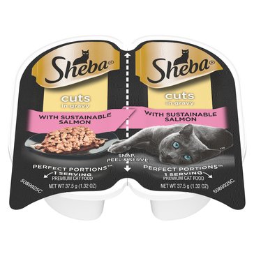 Sheba Perfect Portions Salmon Cuts