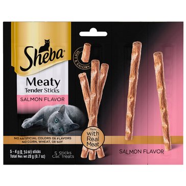 Sheba Meaty Sticks Salmon Cat Treats,  5 count