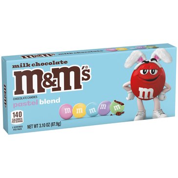 M&M's Easter Pastel Blend Milk Chocolate Candies, 3.1oz