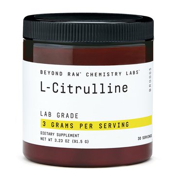 BEYOND RAW Chemisty Labs L-Citruline, 30-Servings