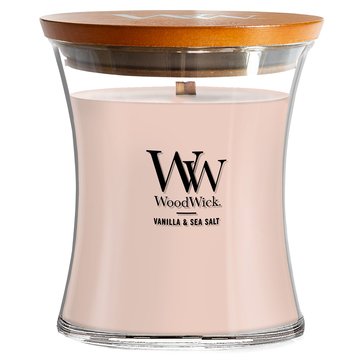 Woodwick Vanilla & Sea Salt 10-ounce Candle
