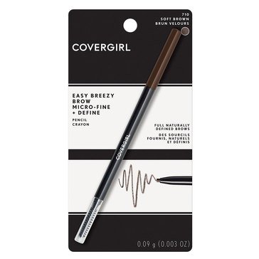 CoverGirl Easy Breezy Brow Micro-Fine + Define 710 Soft Brown N01/18