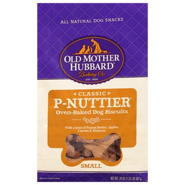 Old Mother Hubbard Small Pnuttier Dog Treats, 20 oz