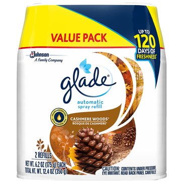 Glade Automatic Spray Refills, Cashmere Woods