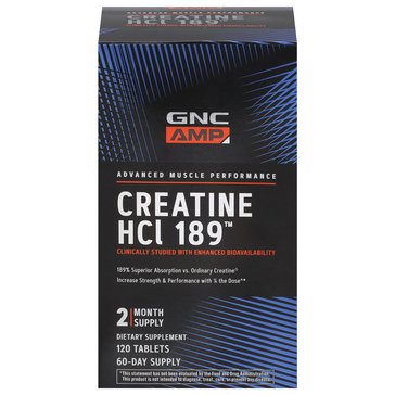 AMP Creatine 189, 120-Coount