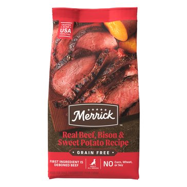 Merrick Grain Free Bison, Beef, And Sweet Potato
