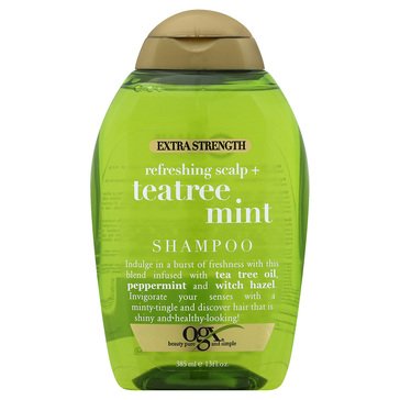 OGX Extra Strength Refreshing Scalp Tea Tree Mint Shampoo 13oz