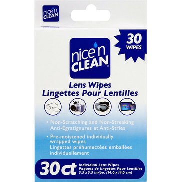 Nice 'N Clean Single Use Camera, TV, Glasses Wipes, 30-count