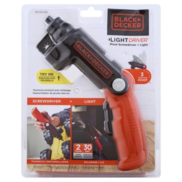 Black & Decker Cordless Pivot Screwdriver