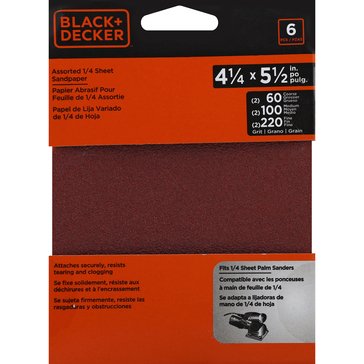 Black & Decker 1/4 Sheet Sand Pack