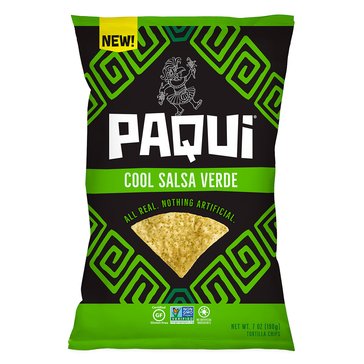 Paqui Cool Salsa Verde Tortilla Chips 7oz