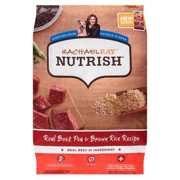 Rachael Ray Nutrish Beef & Brown Rice Dog Food, 28lb