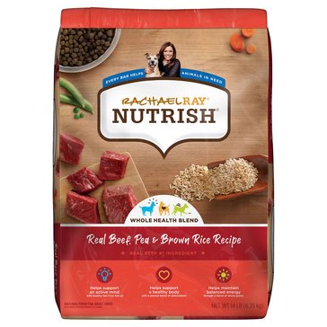Rachael Ray Nutrish Beef & Brown Rice Dog Food, 14lb