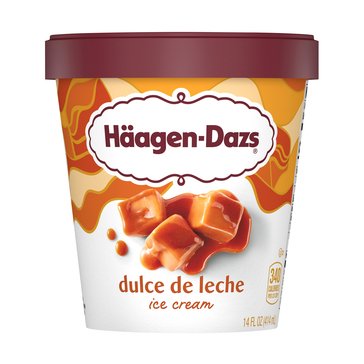 Haagen-Dazs Dulce De Leche Caramel Ice Cream, 14oz