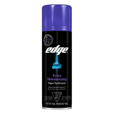 Edge Extra Moisturizing Shave Gel for Men 7oz
