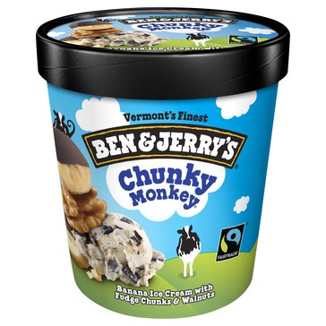 Ben & Jerry's Chunky Monkey Ice Cream, 16oz