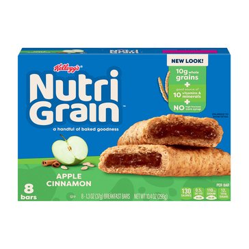 Nutri Grain Apple & Cinnamon Breakfast Bars, 8-Count