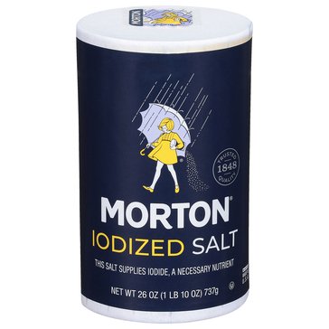 Morton Iodized Salt, 26oz