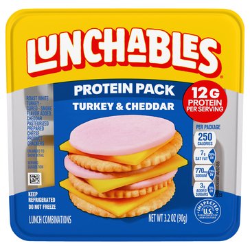 Lunchables Turkey & Cheddar, 3.2oz