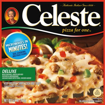 Celeste Deluxe Pizza for One, 5.9oz