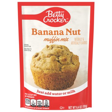 Betty Crocker Banana Nut Muffin Mix, 6.4oz
