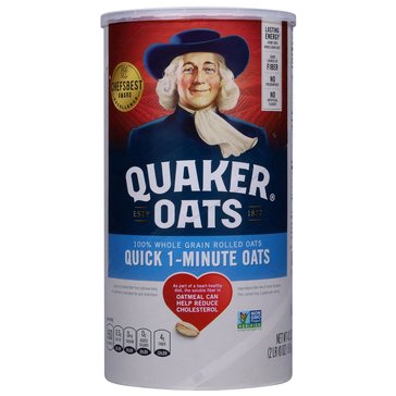 Quaker Oats Quick 1 Minute Oatmeal, 42oz