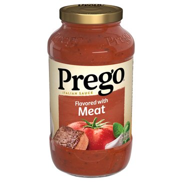 Prego Spaghetti Sauce with Meat, 24oz