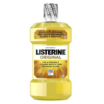LISTERINE Original Antiseptic Oral Care Mouthwash, 33.8 fl oz