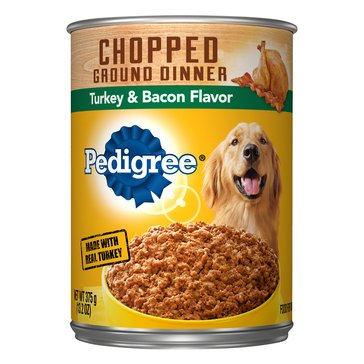Pedigree Chicken Turkey Bacon Dog Food, 13.2 oz
