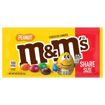 M&M's King Size Peanut Chocolate Candies