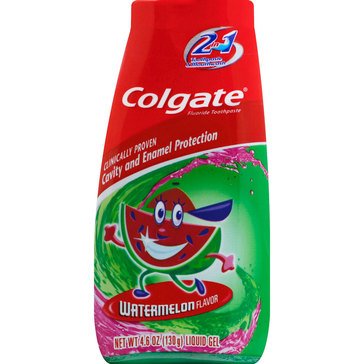 Colgate Kids 2 In 1 Watermelon Toothpaste and Mouthwash, 4.6oz