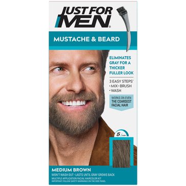 Just For Men Mustache & Beard  Coloring Medium Brown