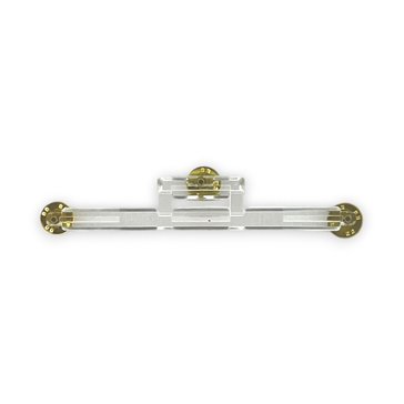 4 Ribbon Mounting Bar Holder Clear PLASTIC No Space