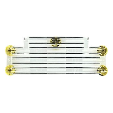 11 Ribbon Mounting Bar Holder Clear PLASTIC No Space