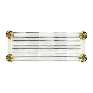 12 Ribbon Mounting Bar Holder Clear PLASTIC No Space