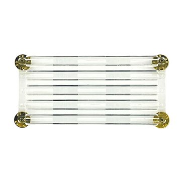 15 Ribbon Mounting Bar Holder Clear PLASTIC No Space