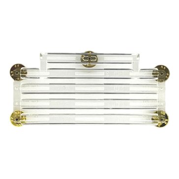 14 Ribbon Mounting Bar Holder Clear PLASTIC No Space