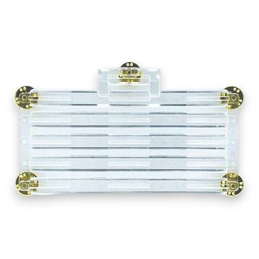 16 Ribbon Mounting Bar Holder Clear PLASTIC No Space