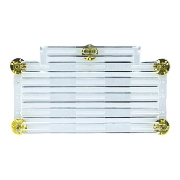 17 Ribbon Mounting Bar Holder Clear PLASTIC No Space