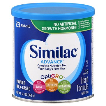 Similac Advance Baby Formula, 12.4oz