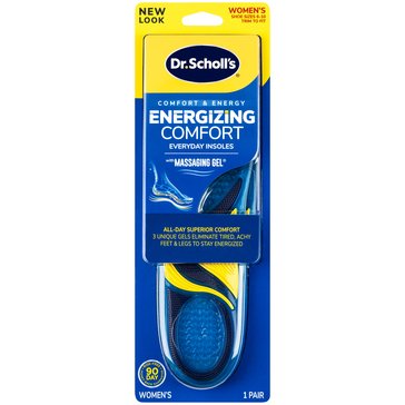 Dr. Scholl's Comfort and Energy Massaging Gel Advanced Insoles for Women