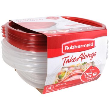 Rubbermaid TakeAlongs 4ct Square Sandwich Set