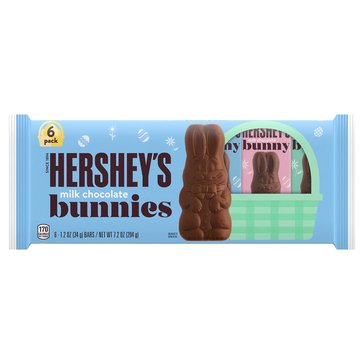 Hershey's Milk Chocolate Bunnies, 6-pack