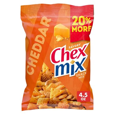 Chex Mix Cheddar Snack Mix, 4.5oz