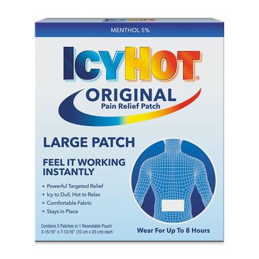 IcyHot Back Patch, 5-count
