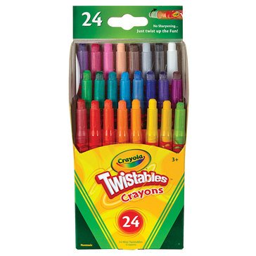 Crayola Mini Twistables, 24-count