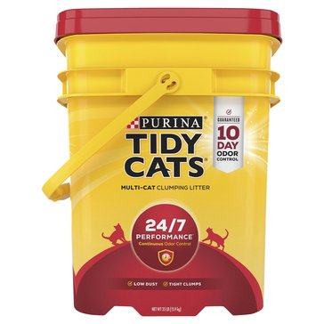Tidy Cats Multi Cat Scoop Pail Cat Litter, 35 lbs