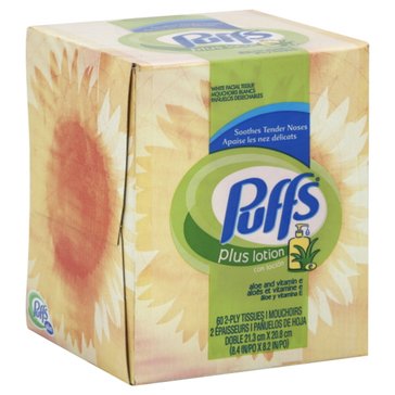 Puffs Plus Lotion Facial Tissue