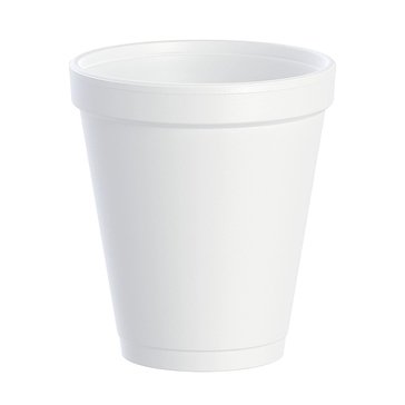 Dart White Foam 8oz Cups, 1000-Count
